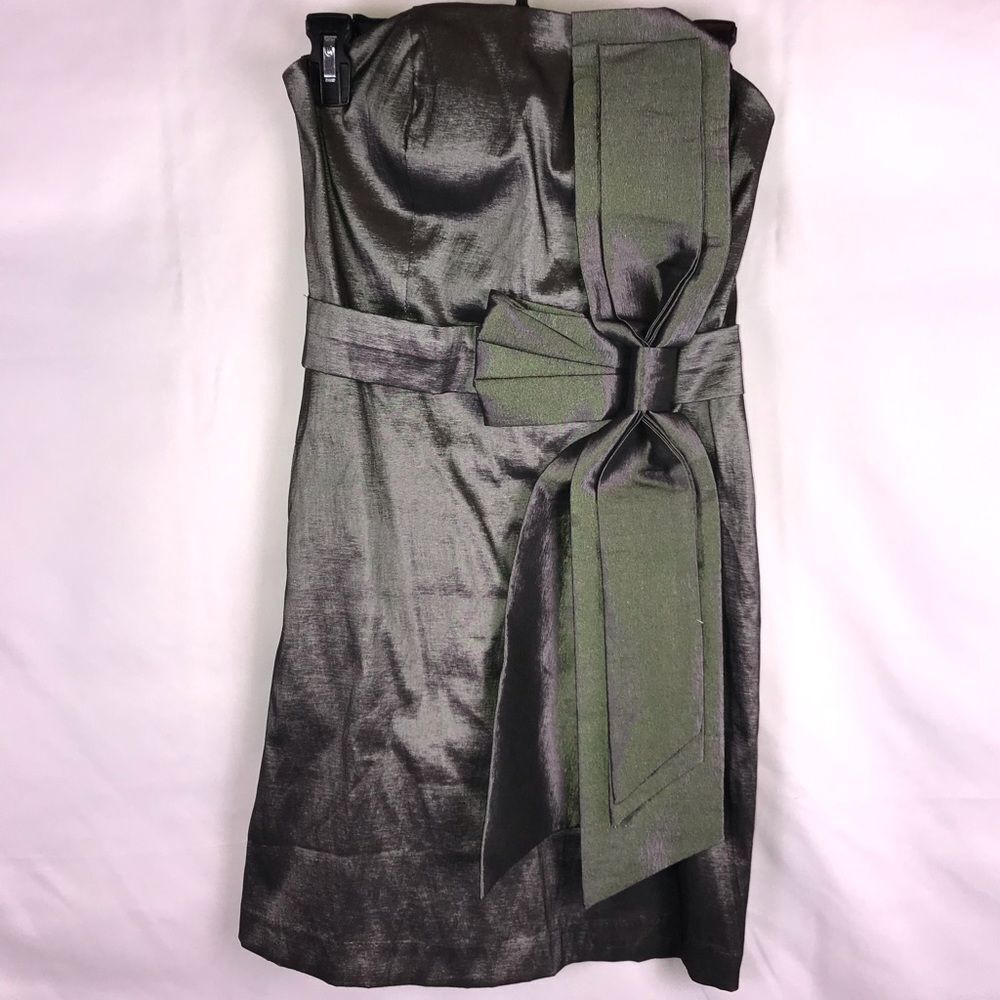 Twentyone Formal Strapless Silver Dress